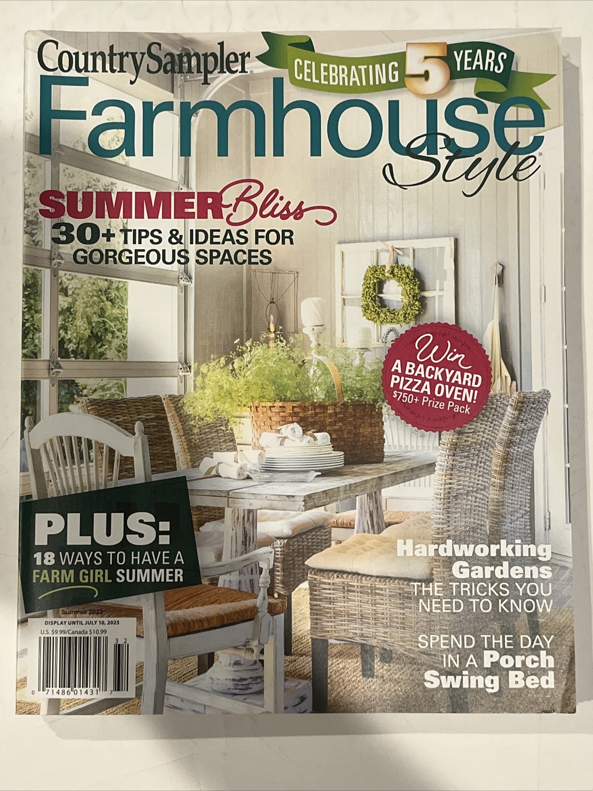 Country Sampler Farmhouse Magazine Style Summer Bliss eBay