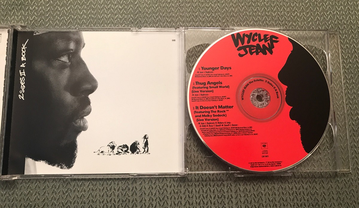 Wyclef Jean ‎– The Ecleftic (2 Sides II A Book) CD 2000 Columbia