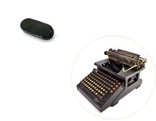 Backspace or Margin Release Key for Smith Premier No. 10 Typewriter Antique Part thumbnail