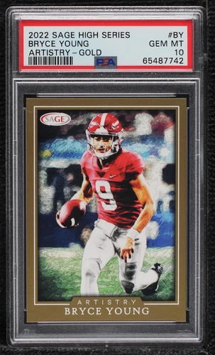 2022 SAGE High Series Bryce Young #ART-BY