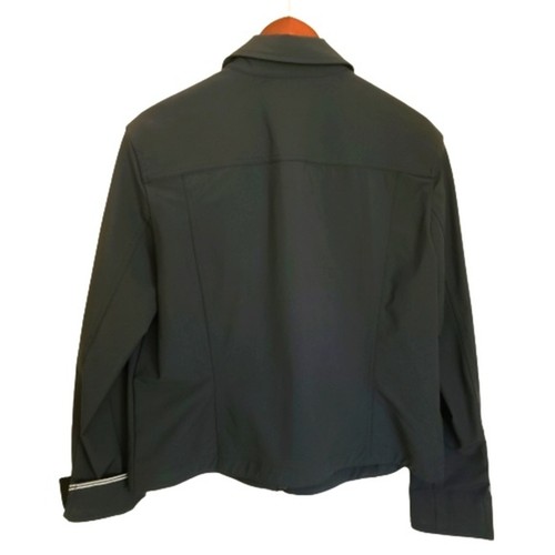 Tehama Size Large Zip Up Golf Jacket Navy Blue Boxy - Picture 2 of 8