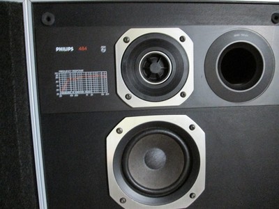 Philips 484 スピーカー rare vintage PHILIPS 484 speakers 3 way system powerful great