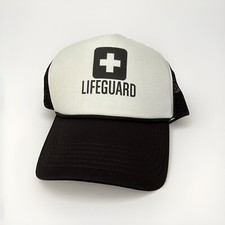 Hat Youth Black White Foam Front Mesh Back Snapback Trucker Cap