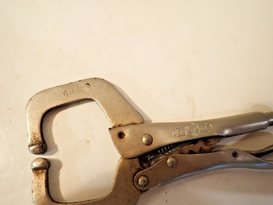 Vintage Peterson Dewitt Vise Grip  6R  Locking Sheet Metal Welding  Clamp Pliers - Image 3 of 3