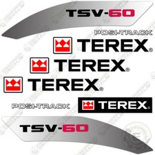 Fits Terex TSV 60 Decal Kit Skid Steer Sticker Replacements - 7 YER VINYL