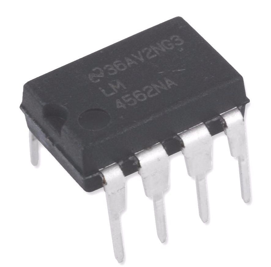 NE5532P Dual Op-Amp IC & 8-Pin DIP Sockets (Pack Of 2) - High Performance Low Noise Audio Operational Amplifier