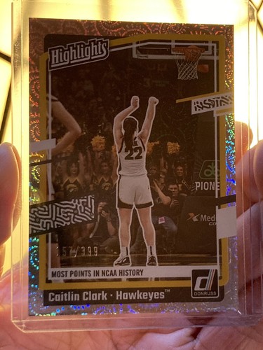 2024 Caitlin Clark PANINI /399 VORTEX "MOST POINTS-HISTORY" No H11 SHIPS 2-U NOW - Picture 11 of 12