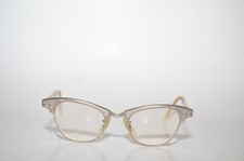 True Vintage Art-Craft Eyeglass Frames 1/20 12K GF 4 1/2-5 3/4" Cateye Browline