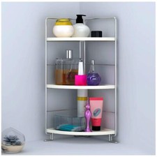 3-Tier Bathroom Countertop Organizer Silver for Makeup and Spice Storage