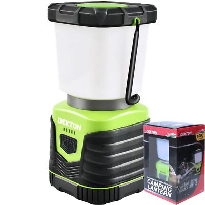 Dekton leistungsstarke wiederaufladbare LED Camping Laterne mit Powerbank 100 Lumen