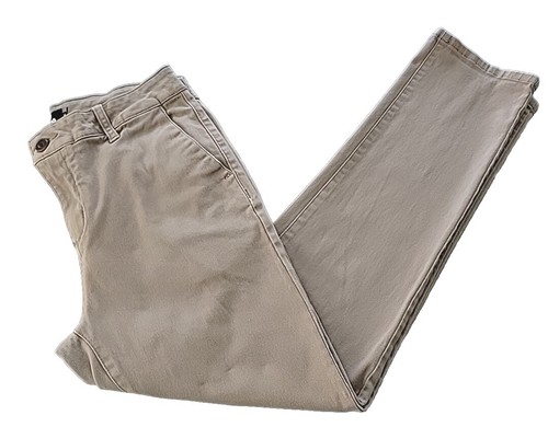 RSQ Slim Straight Fit Mens 30x30 Chino Pants Tan Stretch Back Welt Pockets Logo