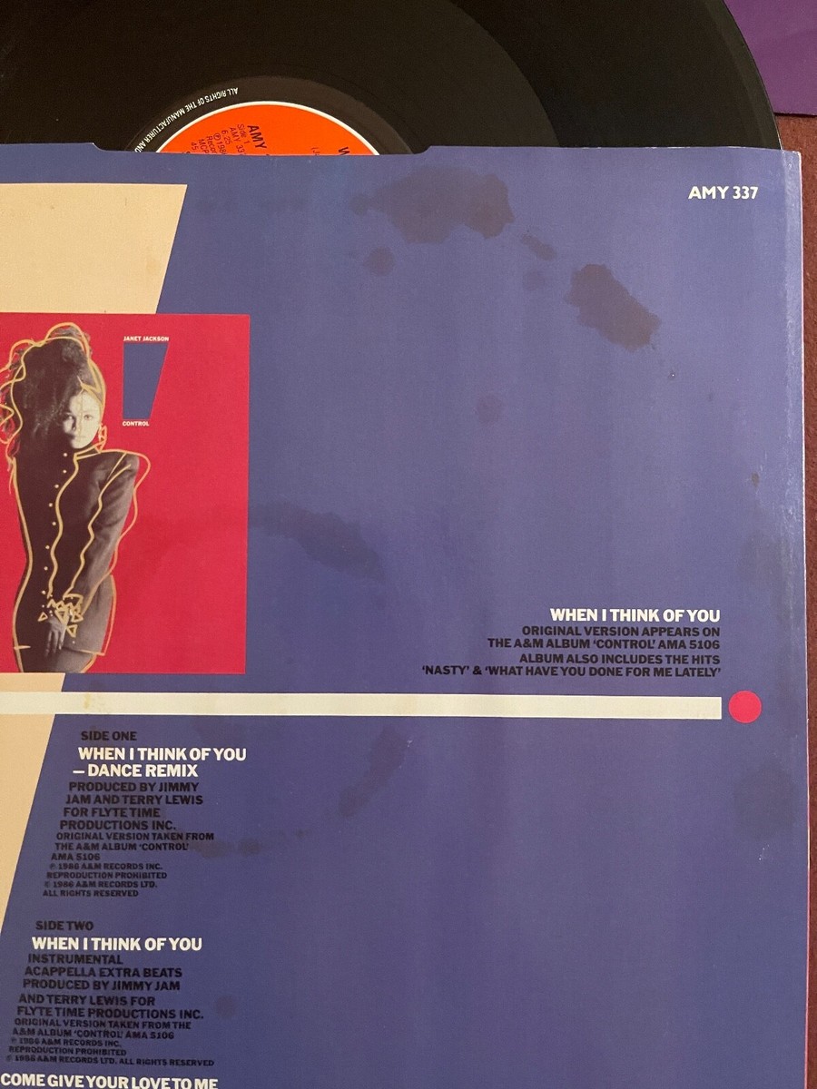 Janet Jackson / Control【12&quot;LP JPプロモ】 Janet Jackson Control Japanese Promo 12