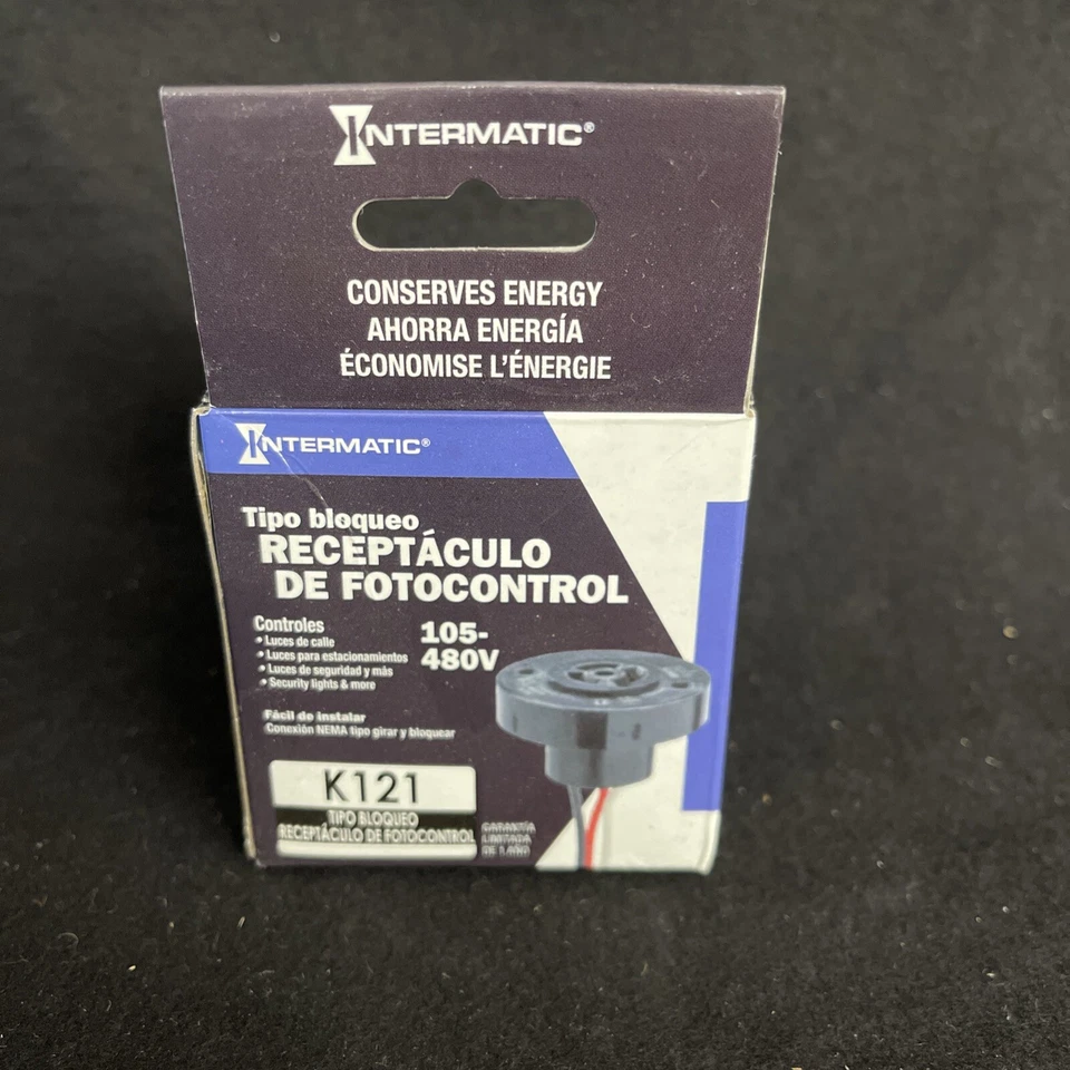 Intermatic Locking Type Photo Control and Photo Control Receptacle K121 Foto 3 de 3