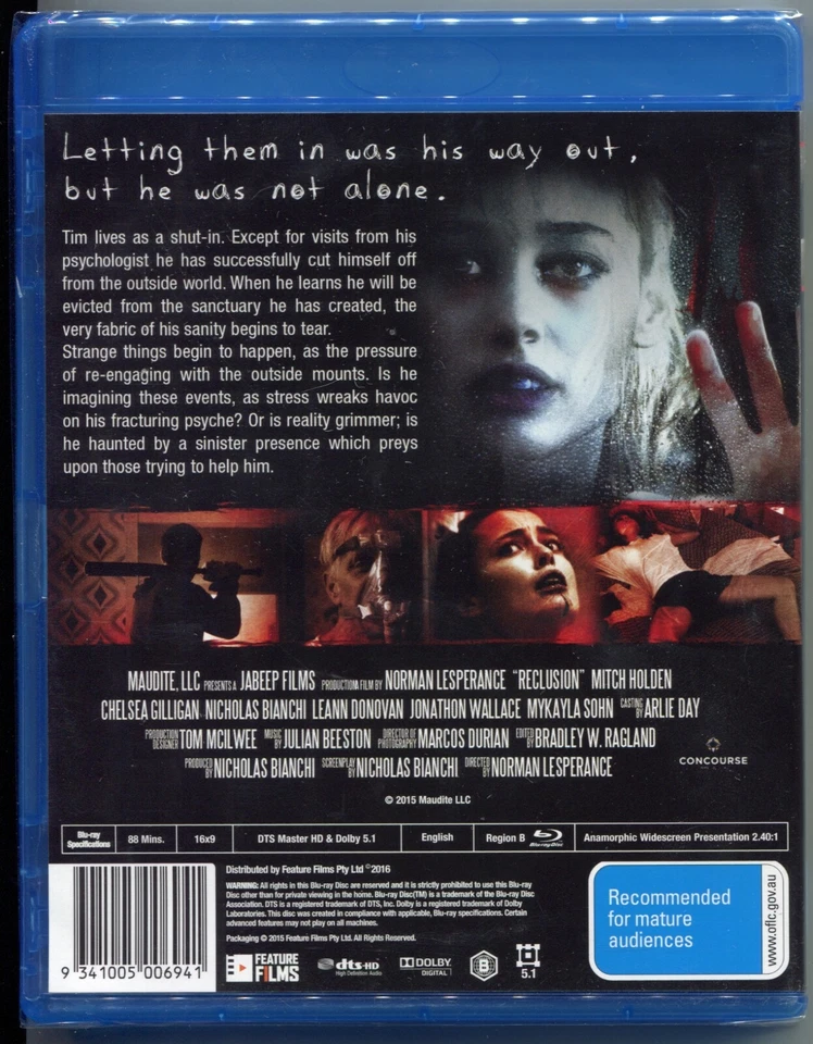 Reclusión (puerta al otro lado) - RB 1 disco Bluray horror Foto 2 de 2