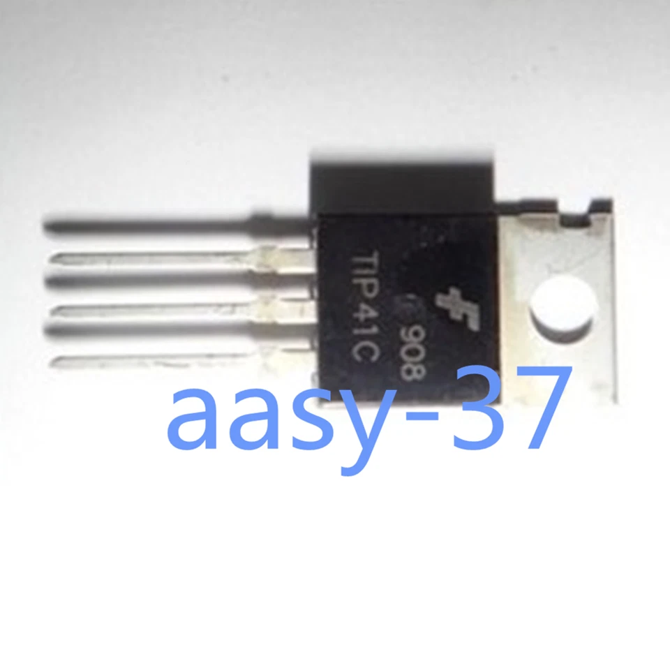 10PCS NEW TIP41C TIP41 Npn Transistor 100V 6A Fsc - Image 2 of 2