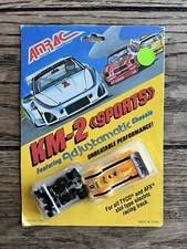 AMRAC ROKAR MANTA KM-2 SACHS BOSCH CAN-AM # 9 YELLOW  SLOT CAR New On Card