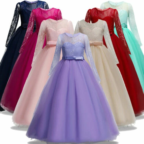 Long Sleeve Long Maxi Dresses for Girls