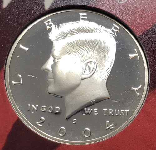 2004-S Kennedy Half Dollar Silver Proof Gem Cameo