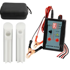 12V Car Fuel Injector Cleaner 8 Pulse Modes Injector Tester 4 Wire Dual Channel