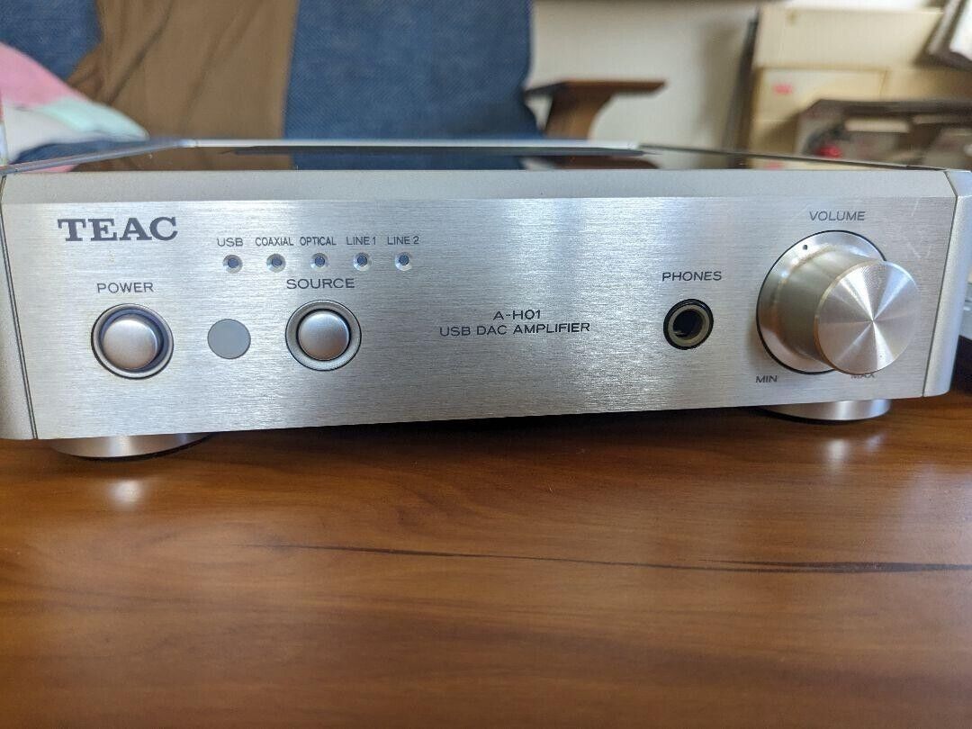 TEAC A-H01-S Reference 01 USB DAC Stereo Premain Amplifier Silver tested