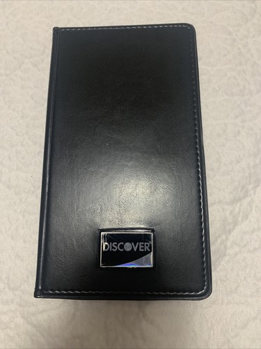 NEW~ DISCOVER Double Panel Check Presenter/ Restaurant Bill/ Server Book 7 Total - Foto 1 di 5