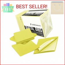 PlastCare USA Disposable Dental Bibs 13"x18" - 3 Ply Waterproof Tattoo Bib Sheet