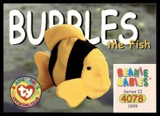 1999 Beanie Babies Series 2 Bubbles the Fish #157