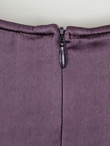 Pristine L'Autre Chose Italy Chestnut Silk Knee Length Sheath Dress IT 42 US 6 - Picture 7 of 9