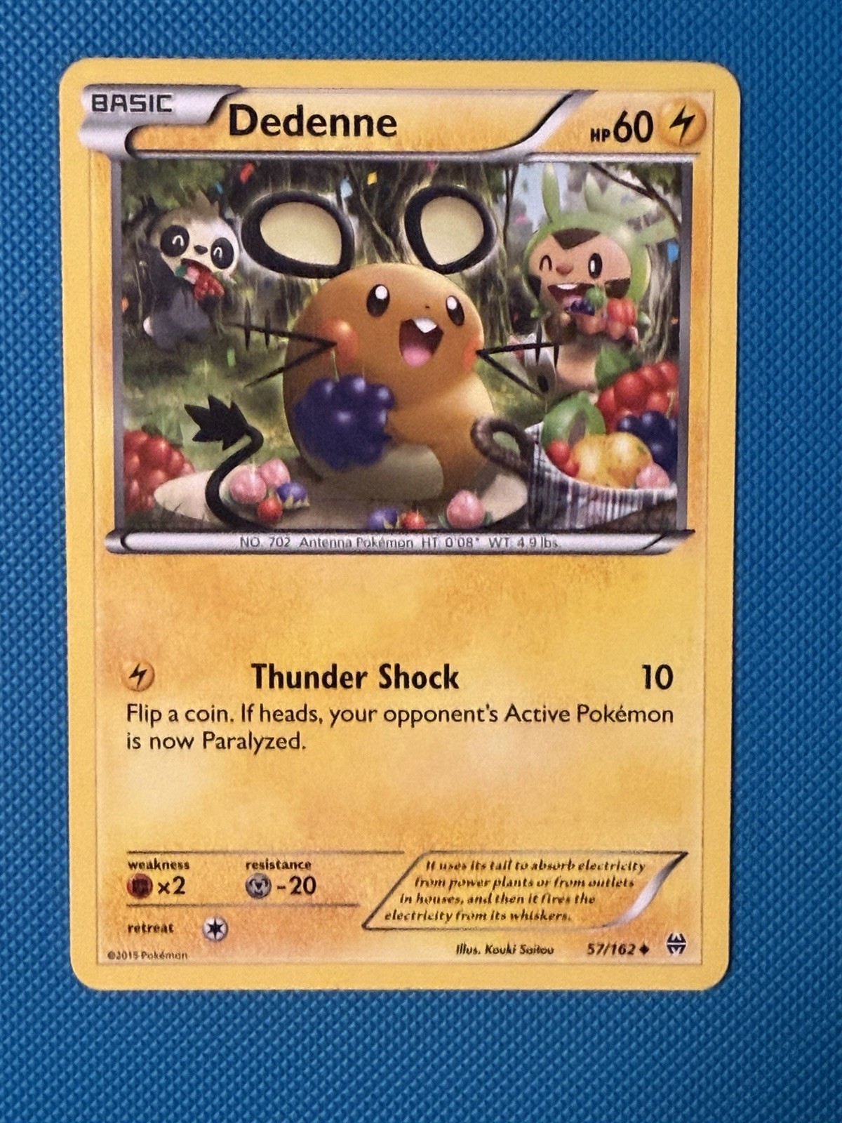 Dedenne 57/162 Breakthrough Regular NM Near Mint