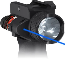 Tactical green/blue/red laser sight handle, equipped with a 2000LM flashlight