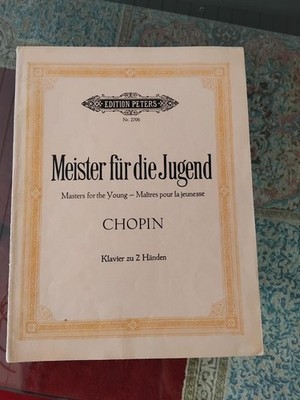 Meister für die Jugend CHOPIN NotenHeft Klavier zu 2 Händen alt Nr. 2706 Ed. Pet
