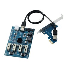 One to four PCI-E to PCIe adapter 1 to 4 PCI-E 1X M2 expansion 4 ports