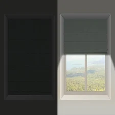 Changshade Blinds CUSTOM CUT Cordless Roman Shades for Windows Roller Blinds