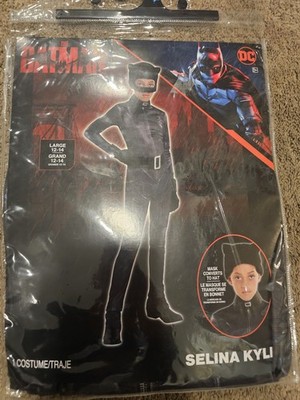Batman Selina Kyle Costume Kids Child Size Large 12 to 14 Halloween Cosplay