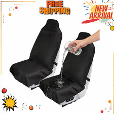 Waterproof Car Seat Cover Towel Front Seats 2 Pack Universal Fit for Cars
