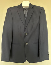 Chaps Boys Navy Blazer Size 16R Suit Jacket Youth RN 90736