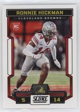 2023 Score Rookies Ronnie Hickman #368 12sg