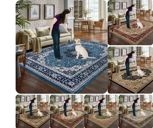 Traditional Large Rug Runner – Bedroom, Living Room Carpet & Hallway Floor Mat - Picture 18 of 25