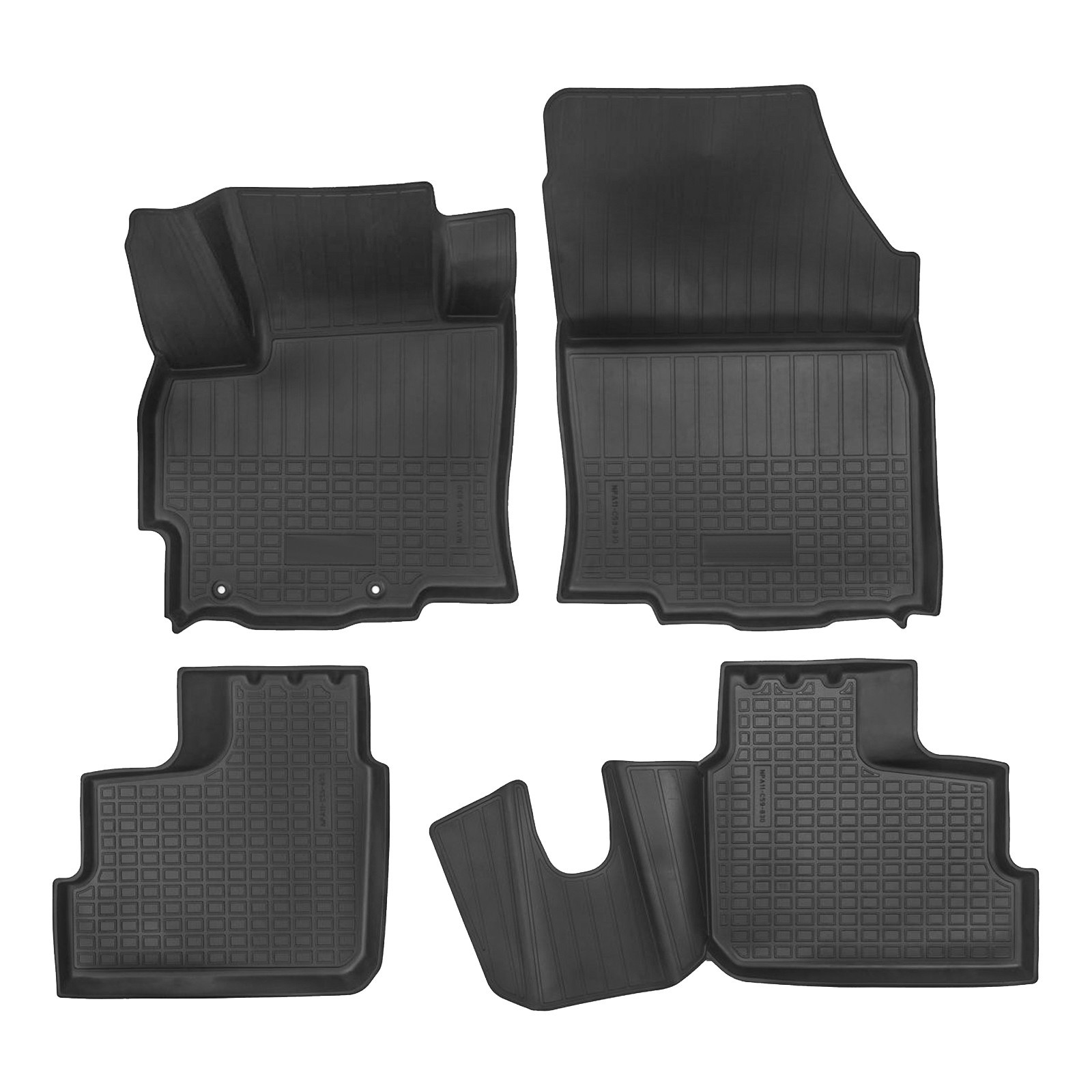 Tapis caoutchouc Mitsubishi Sp. Star depuis 16 anti-boue pour trajets quotidiens