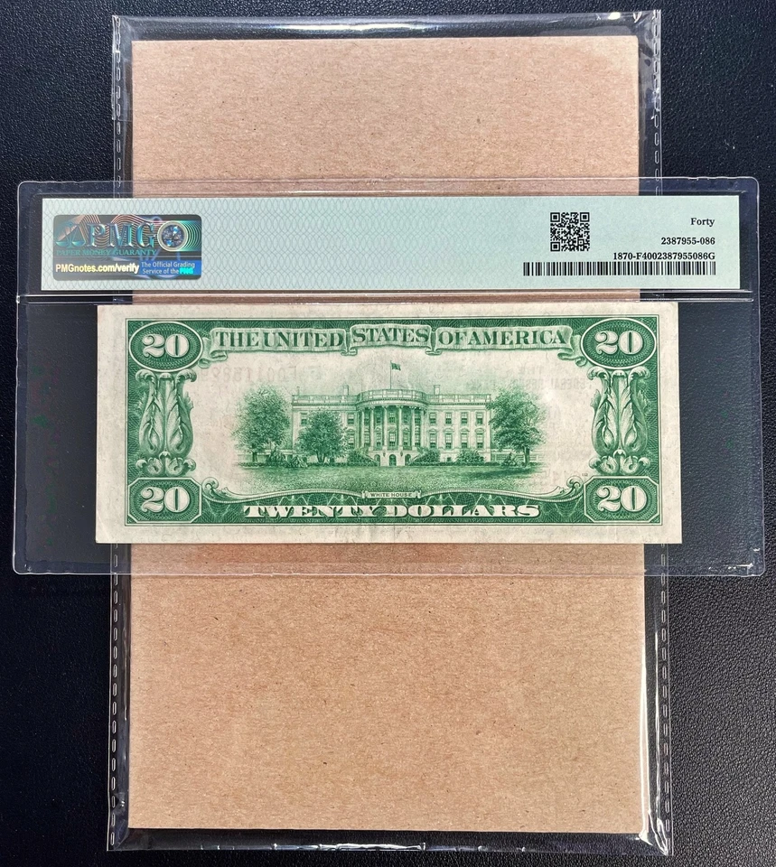 Fr. 1870-F 1929 $20 FRBN ATLANTA PMG 40 - XF - Image 2 of 2