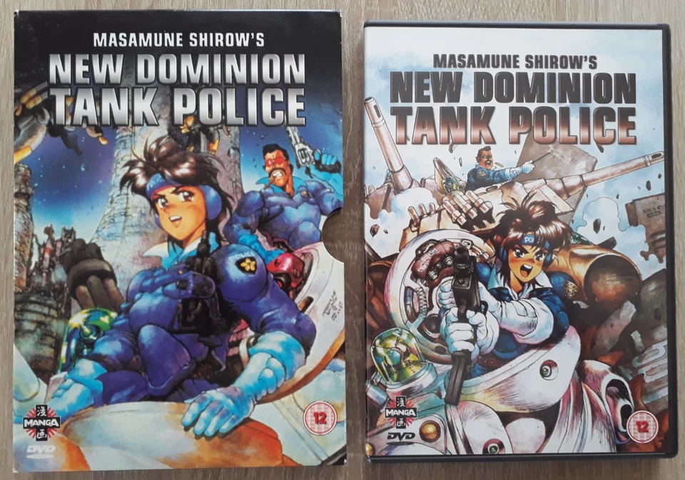 New Dominion Tank Police DVD Japanese Anime Movie Film Manga Masamune Shirow R2 - Image 2 of 4