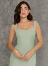 Azazie Flori  Dusty Sage Dress Size A10