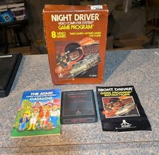 Atari 2600 Night Driver Complete In Box Tested Combine Ship