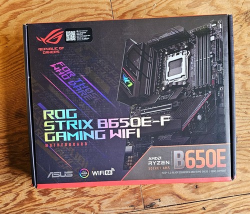ASUS - ROG STRIX B650E-F GAMING WIFI (Socket AM5) AMD B650E ATX DDR5 Wi-Fi 6E...