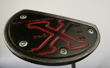 Scotty Cameron Red X / X3 / 34" Mid Mallet Putter Cameron Chainlink Midsize Grip
