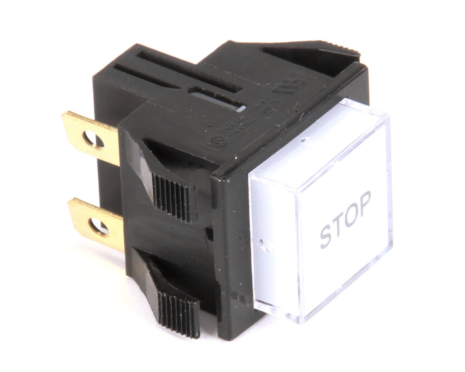 Crathco 88057 Switch, Push Buttom, SPST, Stop, Black Bezel - Free Shipping +