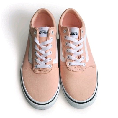 VANS Ward Canvas Shoes Women s sz 8.5 Tropical Peach Low Top sneakers NIB