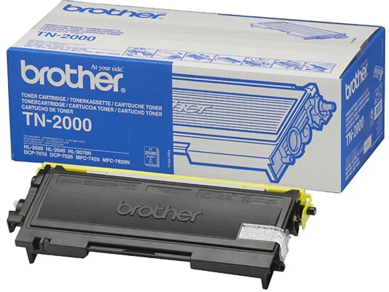 ✨ Toner Laser Brother TN-2000 Original Noir 2500 Pages 🖨️ - Photo 1/1