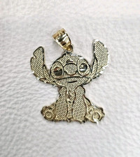Stitch From Lilo & Stitch 10k Gold Charm Anh�...