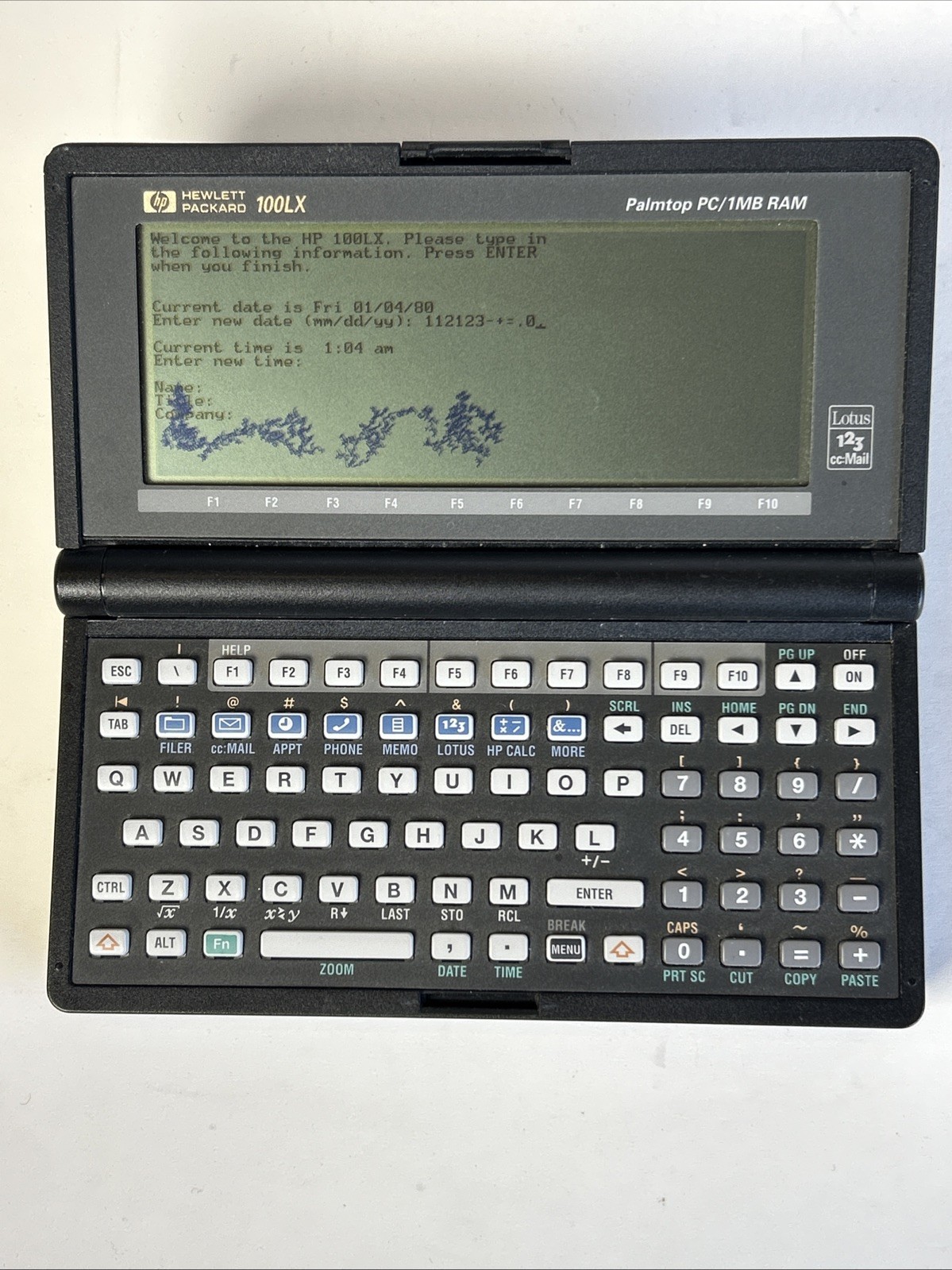HP100LX1MBRAMPalmtopPCHandheldDOSPDAPocketPCPartsRepairScreenDama